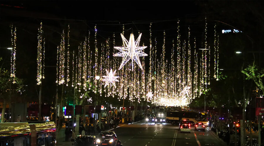 Barcelona Will Light Up with Giant Illuminated Figures in Every District This Christmas